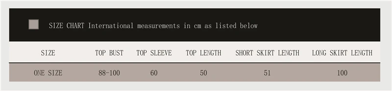 洛丽塔 Size Chart