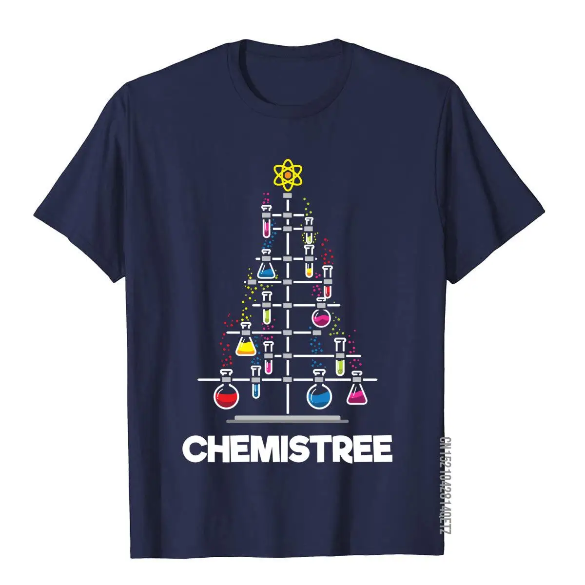 Chemistree Sweatshirt Funny Science Christmas Tree Men Women__B6926navy