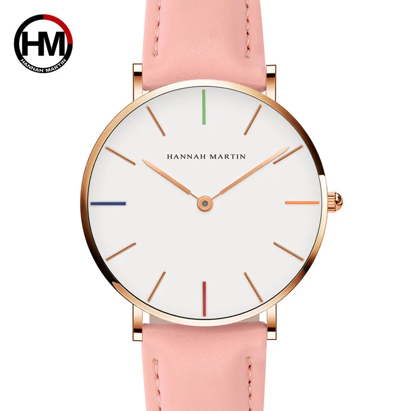 

3690b36 Casual Students Rose Gold Korean-style Trend Wechat Business Waterproof Women's Quartz Belt Watch