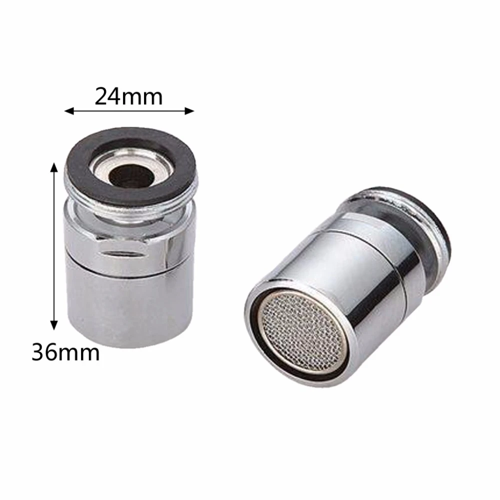 24MM Кухонный кран аэратор водный диффузор Bubbler водосберегающий фильтр головка кран с форсункой разъем двойной режим кран аксессуар - Цвет: 24MM