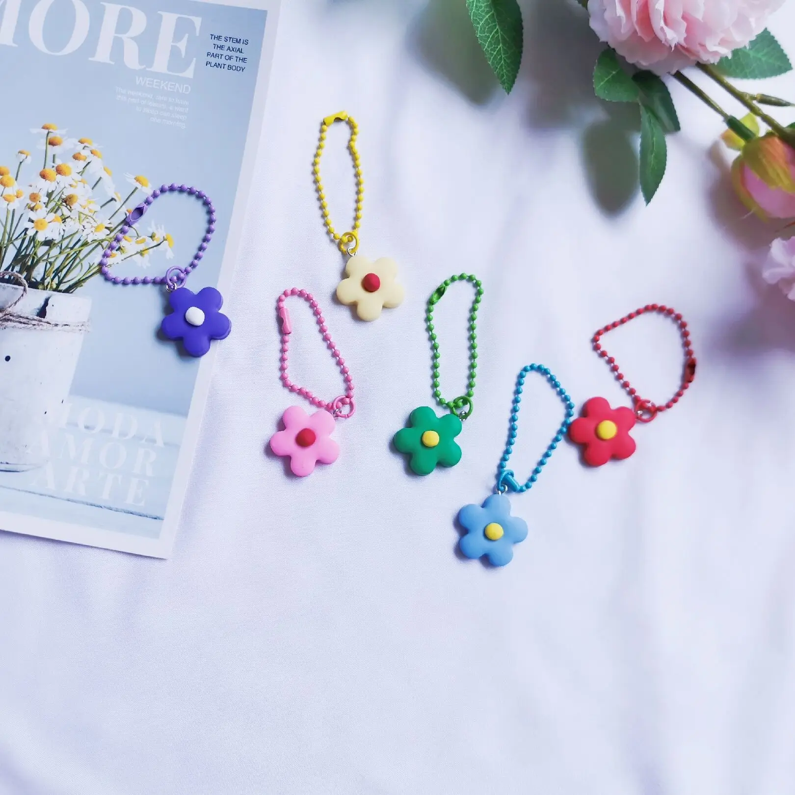 1pcs Diy Flowers Shoe Chain Decoration Girls And Children Creative