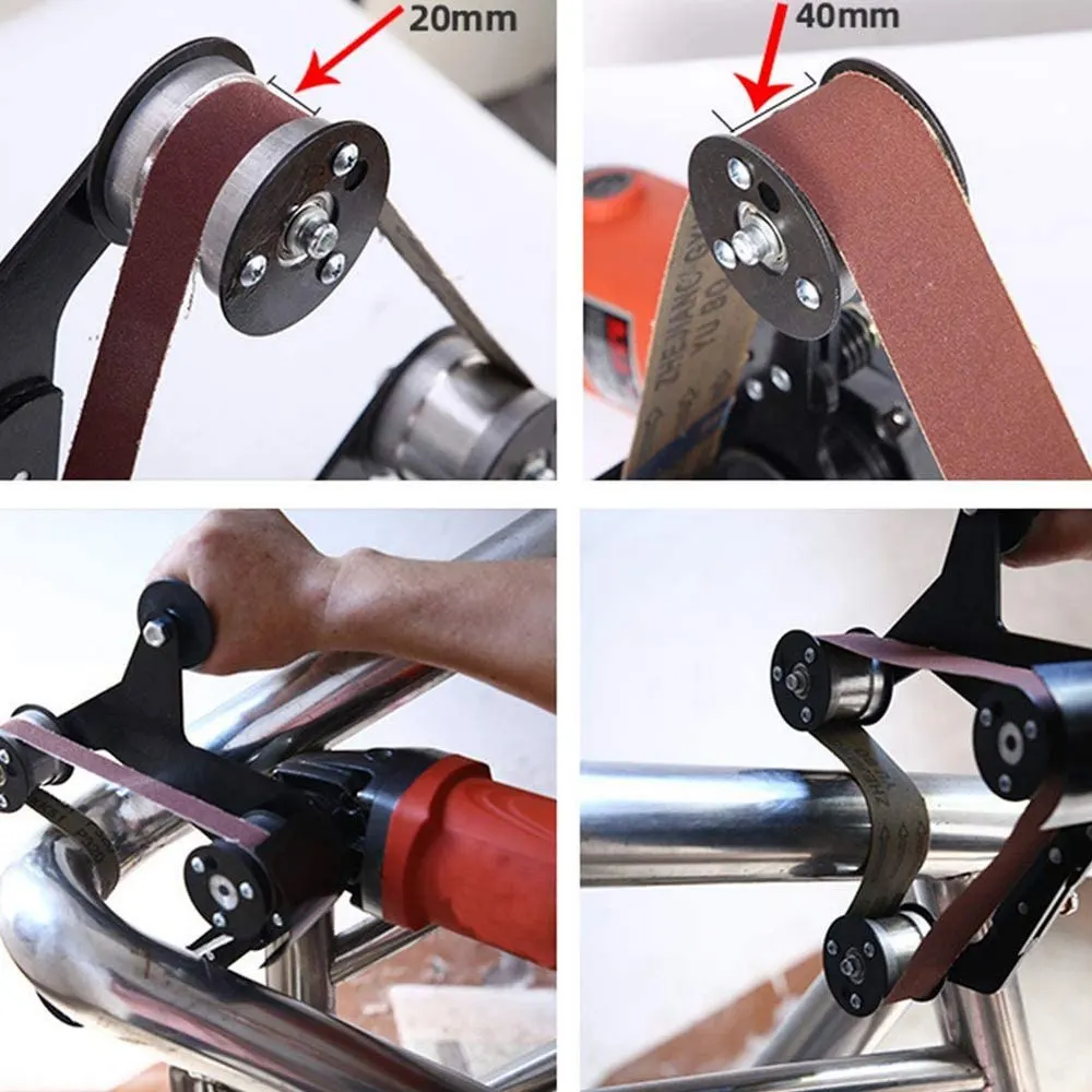Multifunctional M14/M10 Iron Angle Grinder Sanding Belt Adapter Accessories of Sanding Machine Grinding Polishing Machine 5