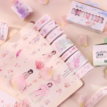 

Creative Kawaii Hand Account Masking Tape Set Cute Cartoon DIY Decoration Scrapbooking Adhesive Washi Tape Art Supplies 024058