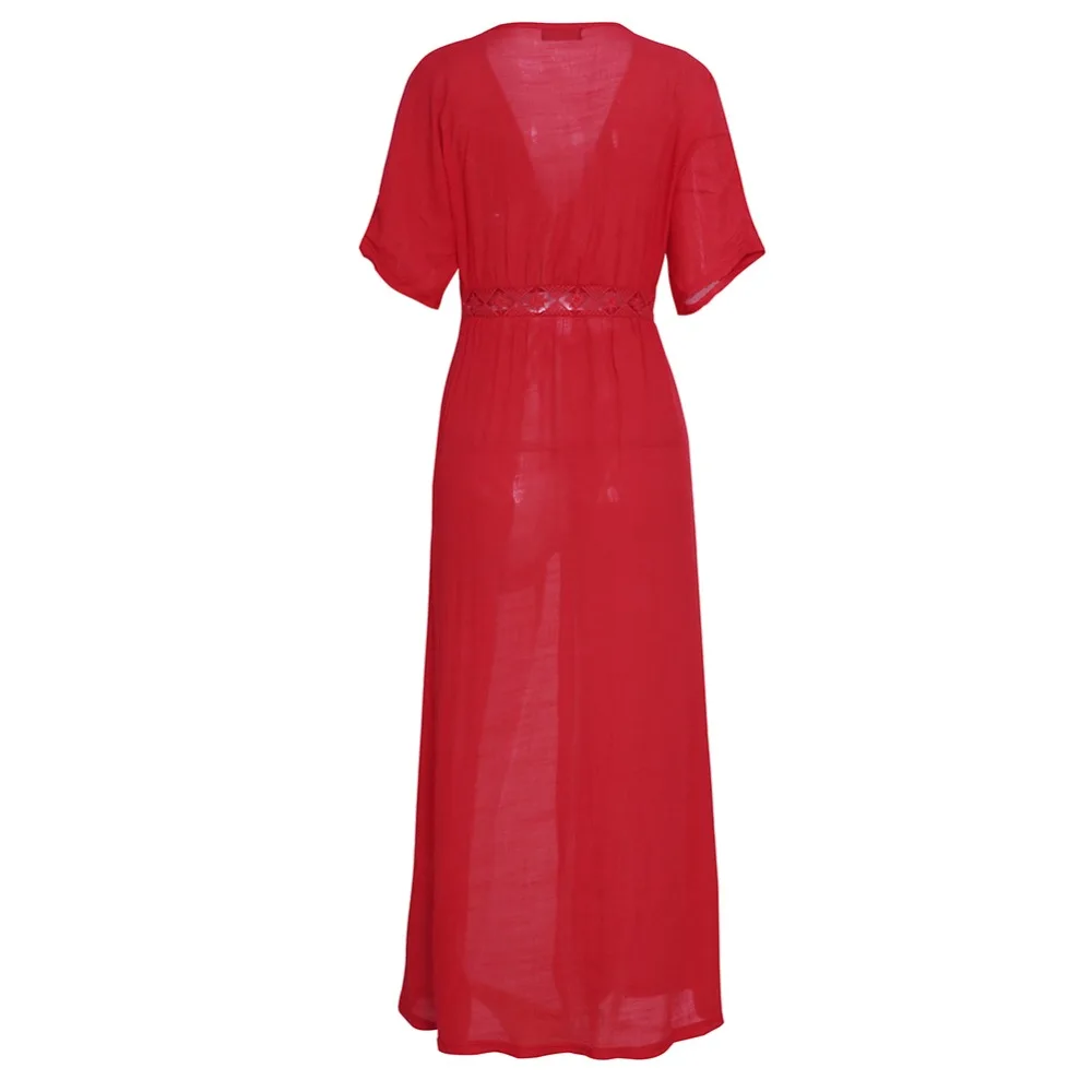 Verano Плайя Макси Vestido Mujer estampado Boho Цветочные Длинные Платья повседневные cuello en V сексуальные повязки vestido de fiesta femme