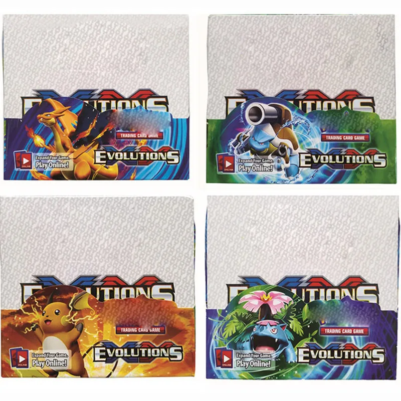 324 карт Покемон TCG: XY Evolution запечатанный бустер коробка карточная игра