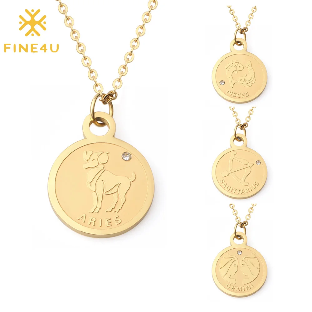 FINE4U 12 Constellation Horoscope 