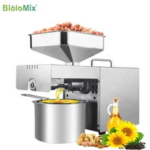 BioloMix новый пресс для масла из нержавеющей стали, коммерческий домашний масляный экстрактор, пресс для Expeller, 110 В или 220 В, доступны BioloMix новый пресс для масла из нержавеющей стали, коммерческий домашний масляный экстрактор, пресс для Expeller, 110 В или 220 В, доступны