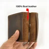 Handmade Genuine Leather Mens Money Clip Wallet with Card Holder Money Holder Wallet Vintage Mens Wallet Clip Bill Holder 6