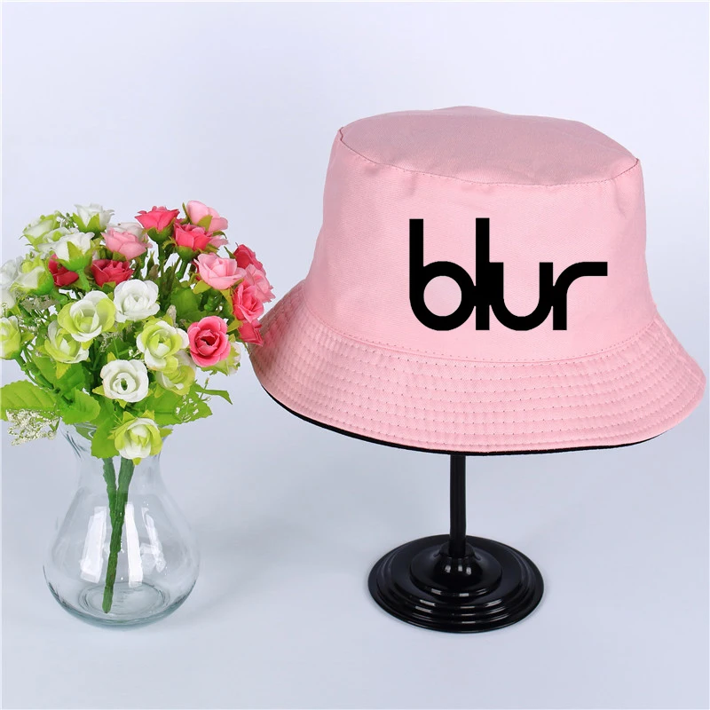 Blur логотип летняя шляпа Женская Мужская Панама, шляпа-Панама размытый дизайн плоский солнцезащитный козырек рыбалка, рыбак шляпа