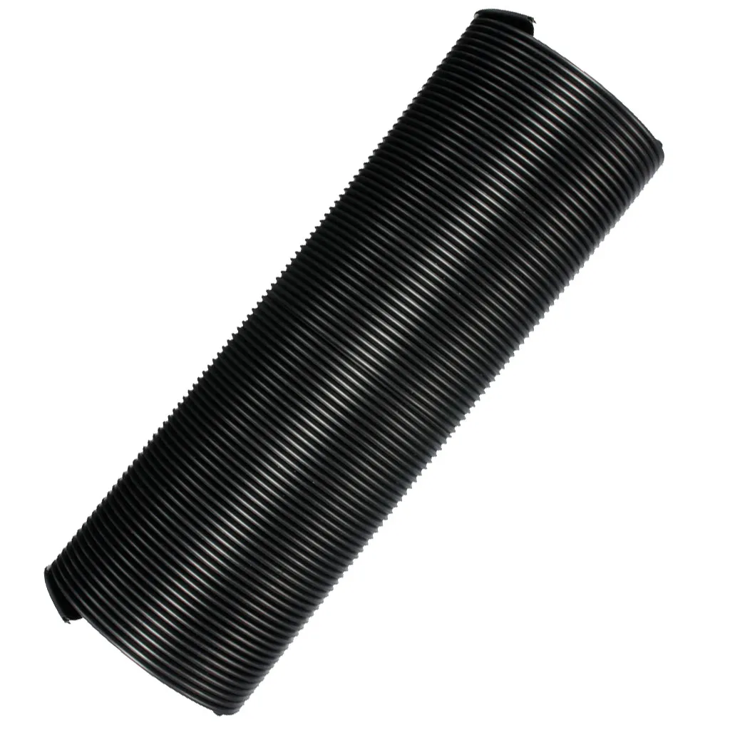Car Air Filter 75mm Cold Air Intake Hose Ducting Feed Pipe Flexible Black