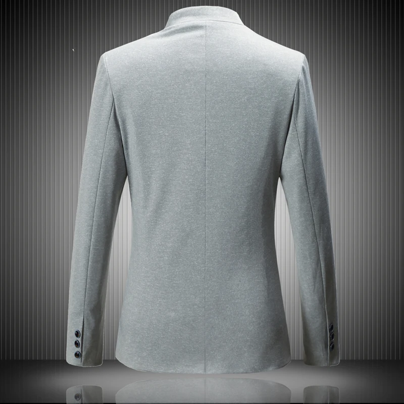 2019 Spring Autumn Luxury Casual Men Blazers New  Fashion Brand High Quality  Slim Fit  Suit Chinese Jacket