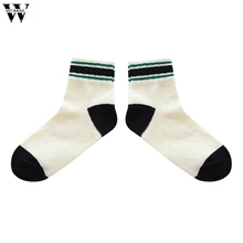 Womail, женские носки в полоску, носки-трубы средней высоты, хлопковые носки в стиле ретро, три полоски, носки в духе колледжа, женские хлопковые носки для студентов