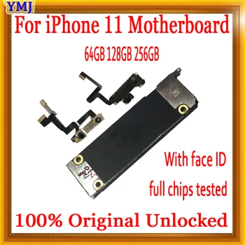 

100% Original for iPhone 11 motherboard without/with Face ID Free iCloud for iphone 11 Mainboard with IOS System Logic board