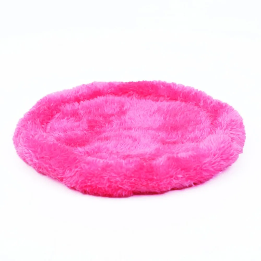 L 20X15CM MEI RED Белка Ежик кролик лежбище шиншиллы коврик 1 шт. маленькое животное морская кровать хомяка домашняя зимняя теплая Дом Гнездо хомяк аксессуары - Цвет: L 20X15CM MEI RED