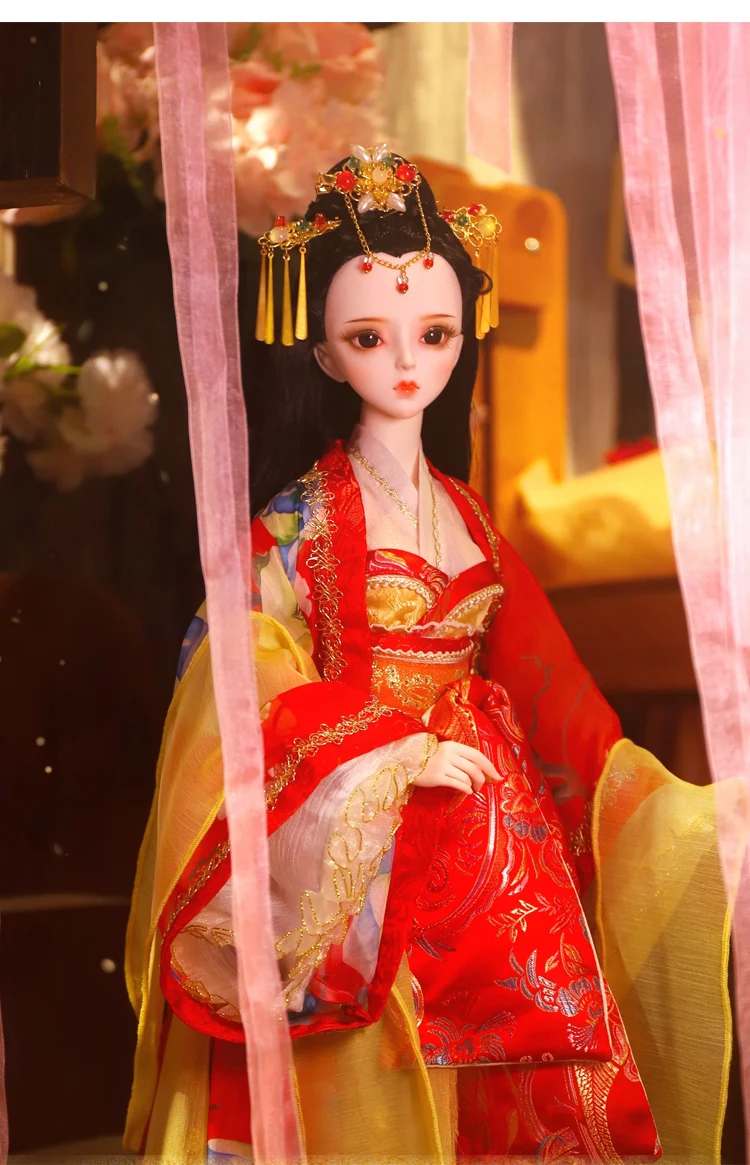 DBS 1/3 bjd кукла 62 см шарнирное тело по имени Daqiao, с макияжем и одеждой обувь парик, AI YoSD MSD SD набор игрушка подарок для ребенка DC лати