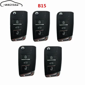 

HKCYSEA 5PCS/LOT Universal KEYDIY B Series 3 Button Remote Key Control MQB Style for VW B15 for KD900 KD-X2 Key Programmer
