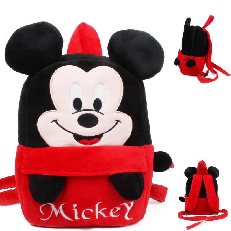 Дисней Микки Маус mochila bebe мультфильм Детский плюшевый рюкзак игрушка школьная сумка Детские подарки Детский рюкзак для мальчиков и девочек студенческие сумки