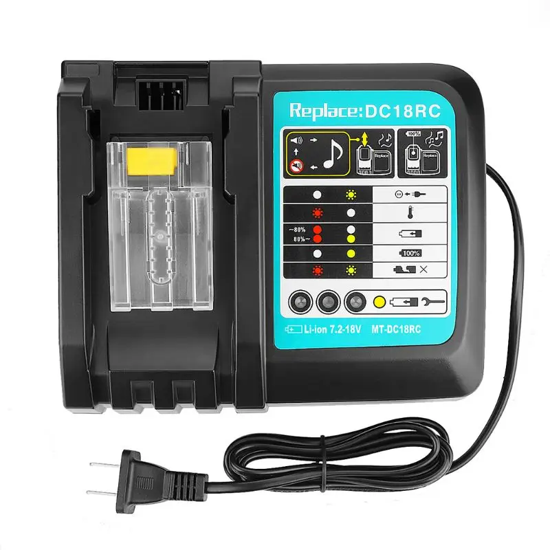 7,2-18 в 3 а зарядное устройство для быстрой зарядки для Makita BL1830 BL1840