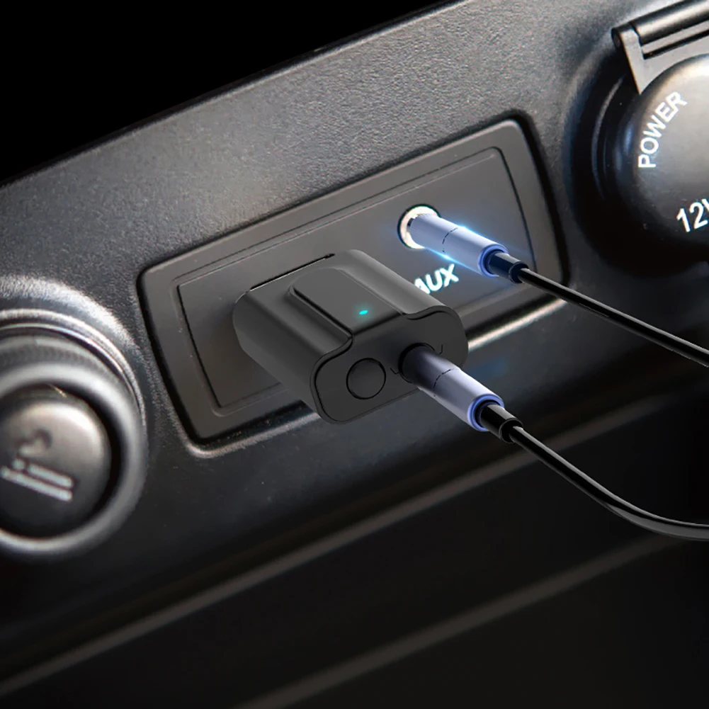 2 в 1 Bluetooth 5,0 передатчик и приемник 3,5 мм Aux HIFI стерео аудио USB беспроводной мини-адаптер для ТВ ПК автомобиля Kit