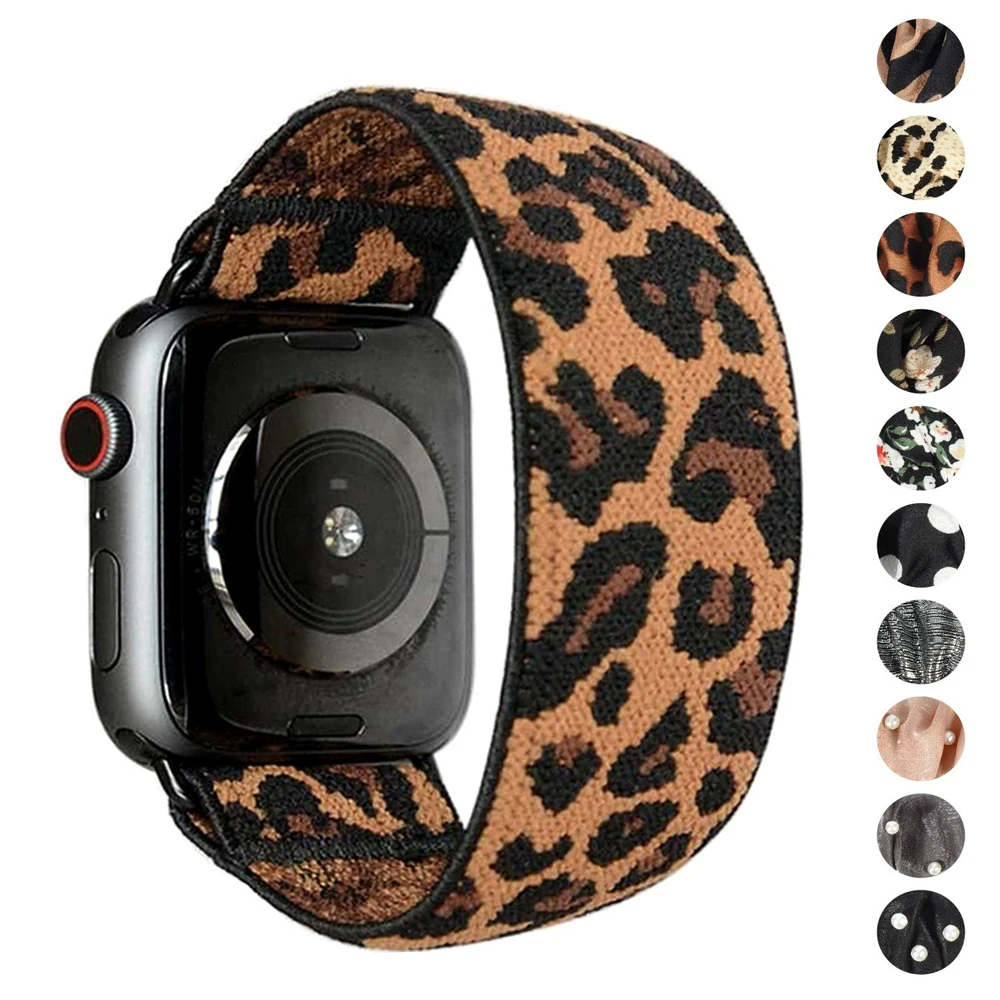 Ремешок для Apple watch band 44 мм 40 эластичный браслет iWatch 38 42 Series 5 4 3 SE 6|Ремешки часов| |