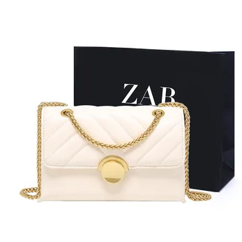 

Women's Bag New Rhombus Chain Bag Single Shoulder Messenger Ins Summer Fresh Small Bag