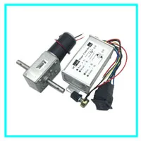 Bringsmart 5840-31zy двойной вал двигателя 24 В DC червячный мотор-редуктор 4 в DC редуктор двигатели с высоким крутящим моментом обратный самозамок для робота