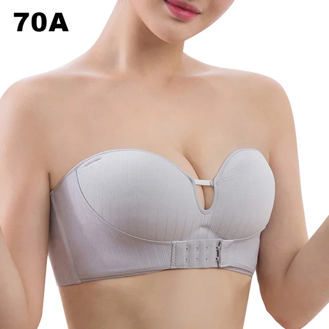 Strapless bra with front strap Outlet