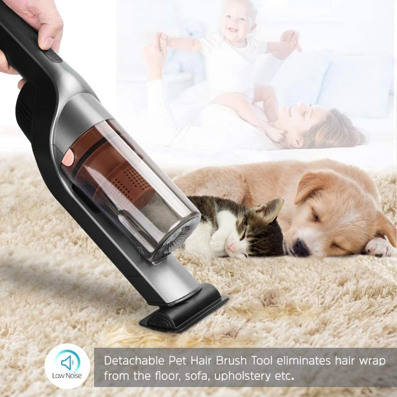 US $60.46 Handheld Wireless Car Vacuum 13000PA Hand USB Vacuum Cleaner Cordless With HEPA Filter For Car Home Pet Hair Cleaning