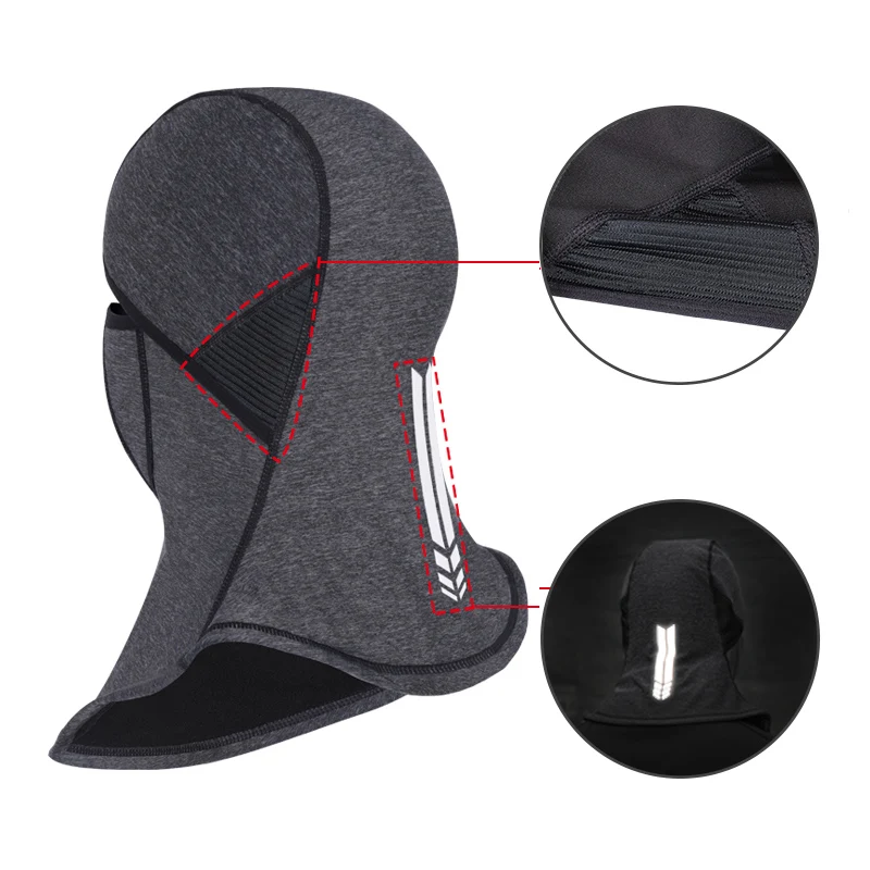 WHEEL UP Cycling Face Mask Ski Mask Cycling Cap Bicycle Winter Face Mask Thermal Fleece Balaclava Dustproof hood Hat Headwear
