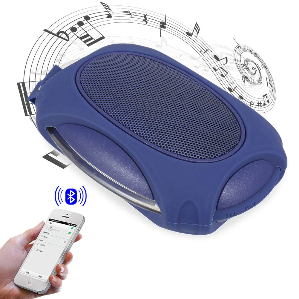 Синий Водонепроницаемые bluetooth-колонки открытый беспроводной портативный динамик для кемпинга пляжа спорта SP99 - Цвет: Синий
