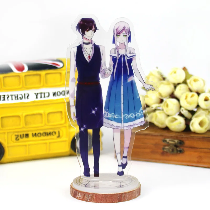 

Sweet Bite Marks Display Stand Plate Anime Cartoon Figure Tian Mei De Yao Hen Du Xiao Shen Luo Yi Stand Holder Model Cardboard