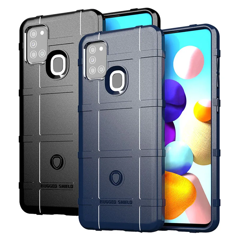 

For SamSung Galaxy A21S Case fashion Frosted non-slip soft Silicone Anti-fall protection Back Cover For SamSung A21S A217 Cover