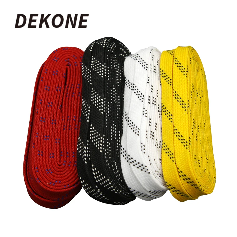 Skate Laces Hockey-Shoe Design-Suit Dual-Layer for 96in 108in Waxed-Tip Braid Extra
