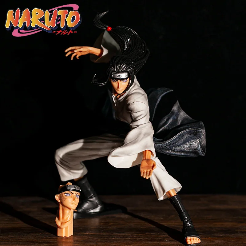 

Naruto Shippuden GK Uchiha Sasuke Action Figure PVC CS Hyuga Neji Oversize Model Statue Collectible Toys 24CM