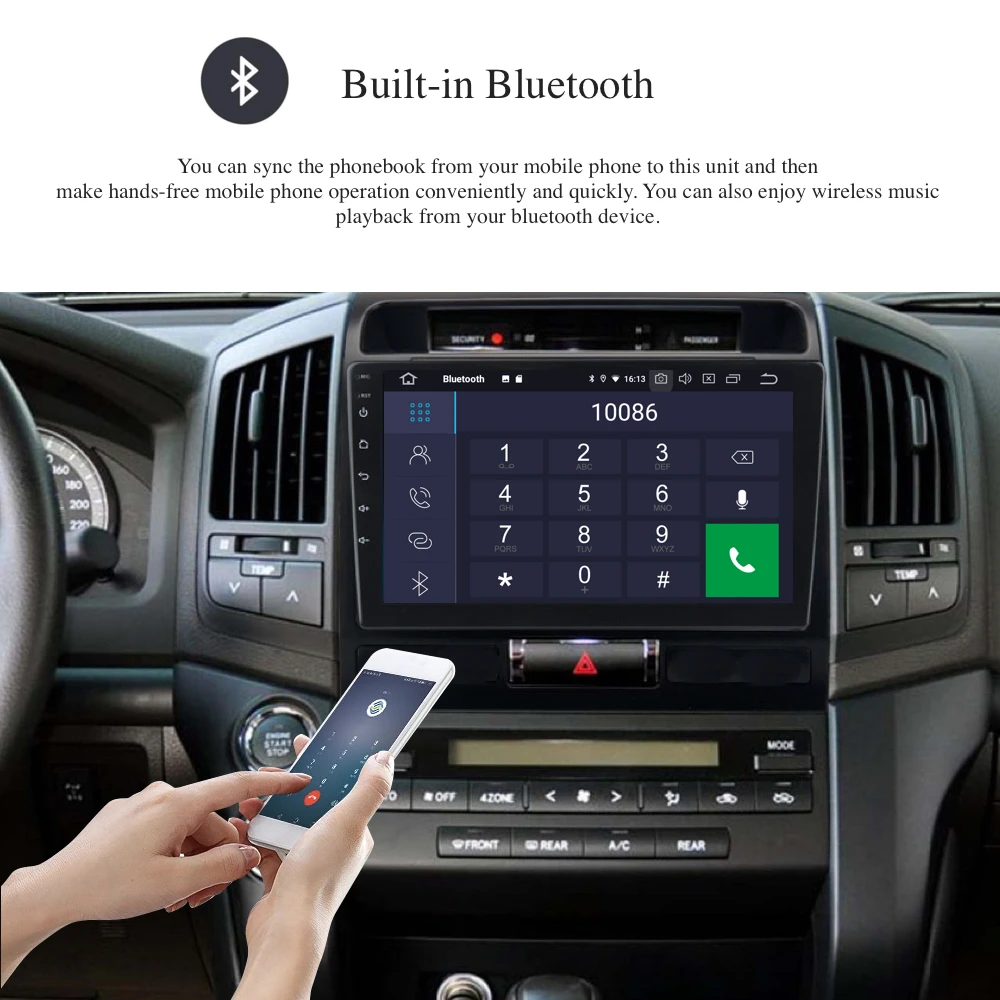 Android 9,0 автомобильный радиоприемник 2 Din gps для Toyota Land Cruiser LC200 2008-2013 PX6 DSP ips HDMI Carplay 4 Гб+ 64 Гб RDS Wi-Fi USB BT карта