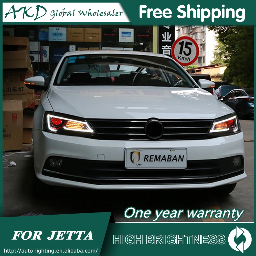 Головной светильник s для автомобиля VW Jetta 2011- Jetta mk6 mk7 DRL Дневной ходовой светильник светодиодный Биксеноновая лампа противотуманный светильник s автомобильные аксессуары