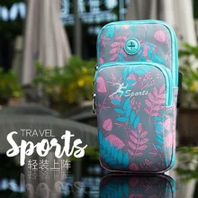 Красочная Сумка для бега, спортивный нарукавник для телефона чехол на молнии для фитнеса, бега, нарукавная сумка, ткань Оксфорд, городские сумки для бега, сумки для спортзала