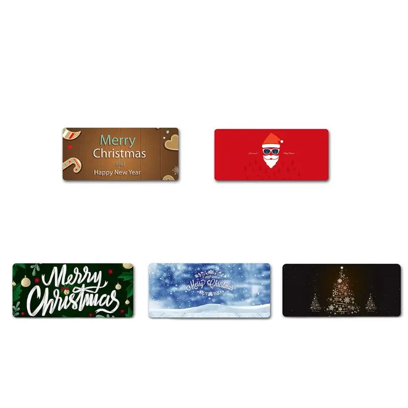 

Christmas theme oversized rubber mouse mat table mat, safe and durable
