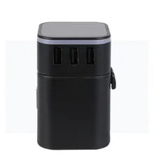 Адаптер питания, международные порты для путешествий, работает для 150+ стран, адаптер для путешествий для Великобритании, Японии, Китая, ЕС, Европы, Европы