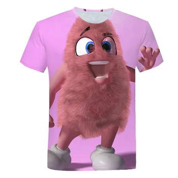 

2020 Summer Casual Fashion Children's Clothing T-shirt 3D Printing Cute Anime Animal O-Neck Children's Boys and Girls Tops
