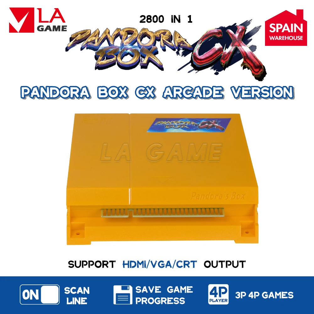 Pandora Box Cx Original 2800 Games  In 1 Pcb Game Board Arcade Jamma Version Pandora Box Arcade CX Pandora Box Arcade JAMMA diy kit pandora box cx 2800 in 1 arcade game cabinet machine with jamma board kit with happ joystick button power supply speaker