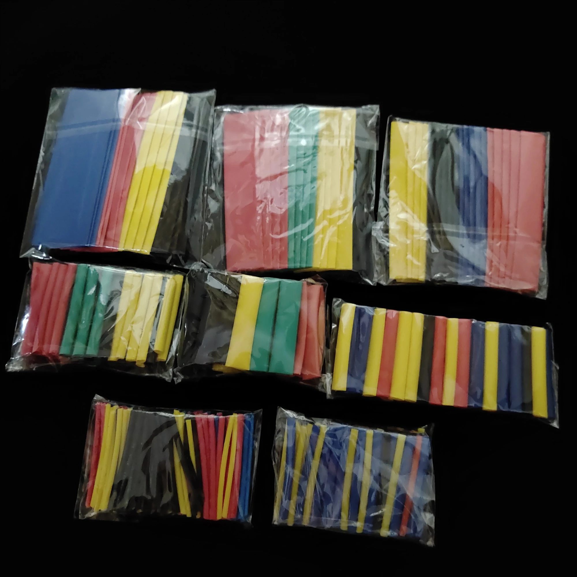 

328pcs 2:1 color heat shrinkable tube insulation waterproof heat shrinkable sleeve set