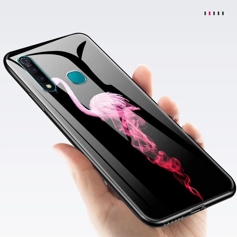 Закаленное Стекло КРЫШКА ДЛЯ VIVO Y75 Y79 Y83 Y85 Y93 Y97 X21i UD X23 X27 Pro Z3 Z5X V5S V7 плюс V9 V11i iQOO S1Pro дизайн сумка с рисунком животных