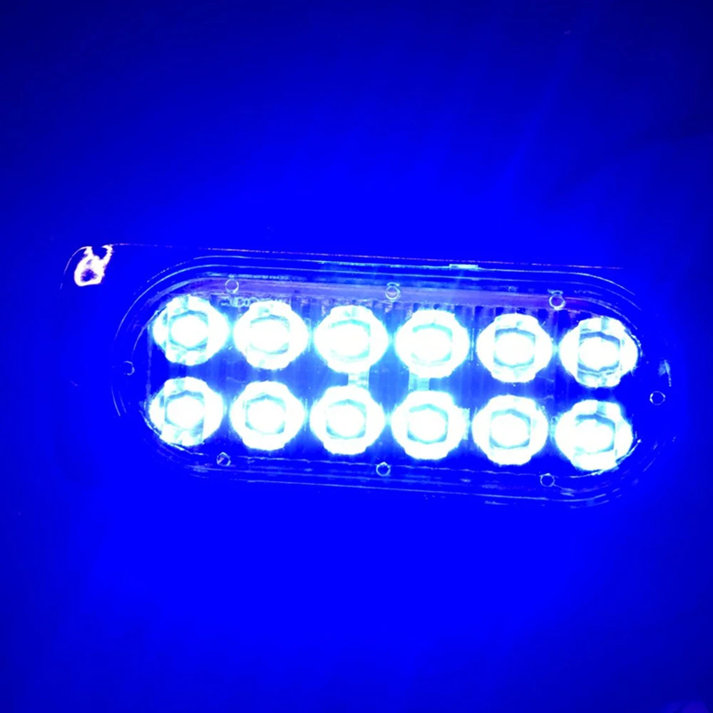 12 V-24 V 36W Автомобильное Предупреждение светодиодные световые индикаторы "безопасно" 12LED лампы световой фары дальнего света 333mA