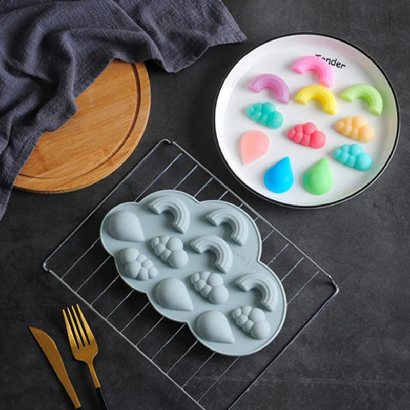 

Silicone Mold for Chocolate Baking Demo Cake Pastry Bakeware Round Candy Pudding Jelly Soap Form Cake Decoration DIY