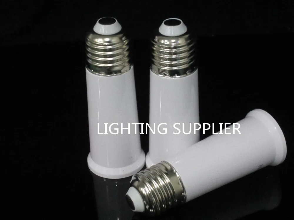

100pcs Long E27 To E27 Extender Adapter E27 Edison Screw To E27 Edison Screw Lamp Bulb Holder Converter