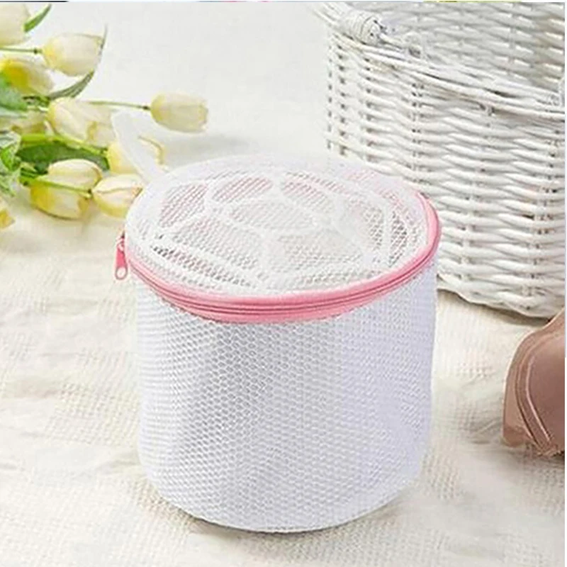 

1pc Washing Machine Clothes Underwear Zipper Closure Laundry Mesh Net Pouch Bag Washing Supplies