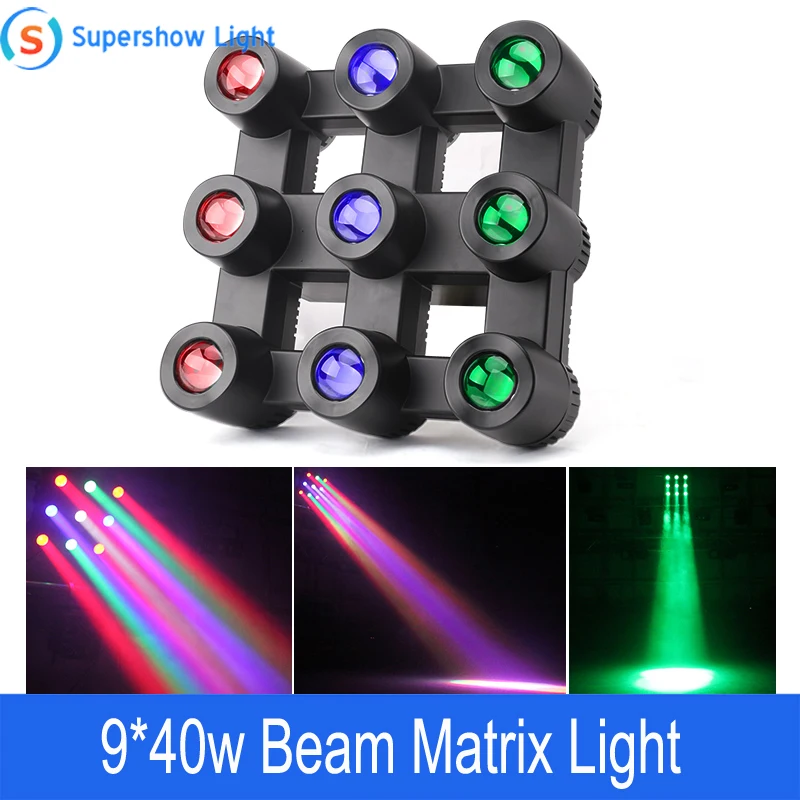 Профессиональный светодиодный матричный светильник DMX512 370 Вт RGBW 9 цветов | Лампы и