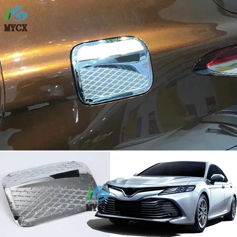 Автомобильный Стайлинг, крышка топливного бака для Toyota Camry XV70, крышка топливного бака, наклейка, накладка, внешние аксессуары