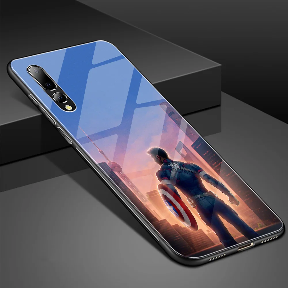 Для Xiao mi 8 чехол для телефона из закаленного стекла Капитан Америка для mi x 2s 3 чехол для DIY Xiao mi max 3 mi 8 LITE mi 5 9 SE Red mi Note 5 6 7 - Цвет: 190